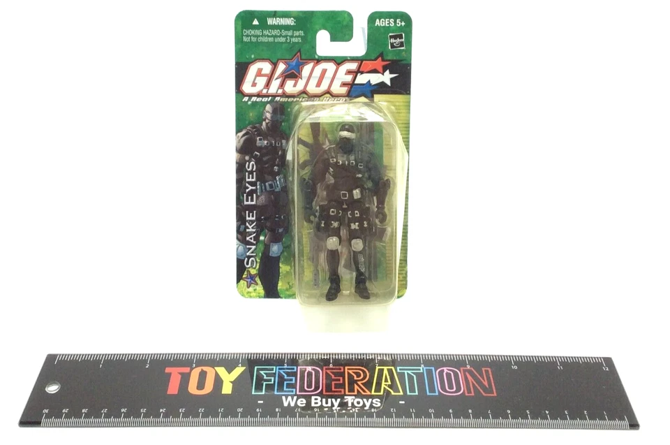 Hasbro G.I. 2003 Figura de acción Joe Snake Eyes Foto 1 de 4