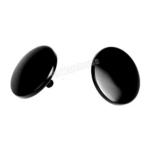CA Black Inner Fairing Mirror Plugs for Harley Street Glide Batwing 96-16 - Foto 1 di 3
