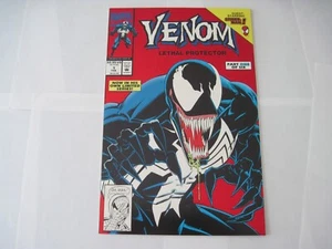 Venom Lethal Protector Key Issue #1 Red Foil Cover Marvel Comics 1992 Part 1 / 6 - Picture 1 of 11
