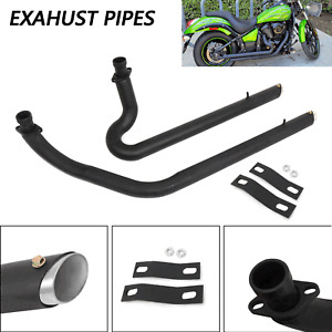 Shortshot Staggered Exhaust Pipes Fit For Kawasaki Vulcan 900/S EN900 VN900 S900