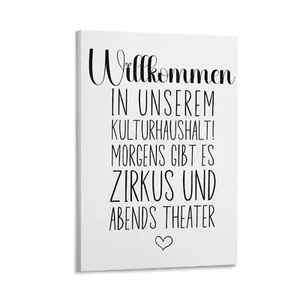 Bathroom Black White Household Canvas Poster Wall Art Living Room Decor - Picture 1 of 13