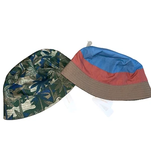 Gymboree Reversible Bucket Hat XS/S Tropical Summer Unisex - Picture 1 of 4