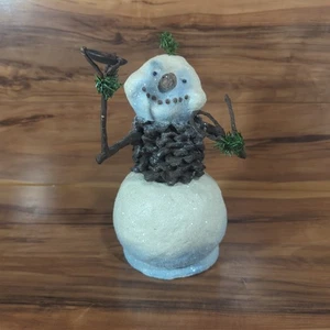 Rucus Studio Bethany Lowe muñeco de nieve contenedor de dulces Navidad Scott Smith - Imagen 1 de 12