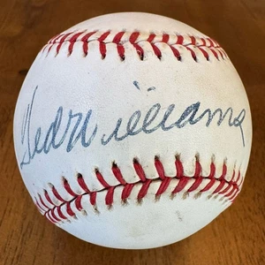 Ted Williams Signed Autographed American League Baseball Ball JSA LOA - Picture 1 of 9