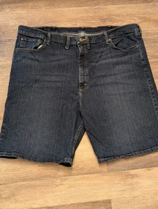 Pantalones Cortos Denim Wrangler Para Hombre 46 Azul 100% Algodón Cremallera Mosca Tiro Alto Calce Relajado - Imagen 1 de 13