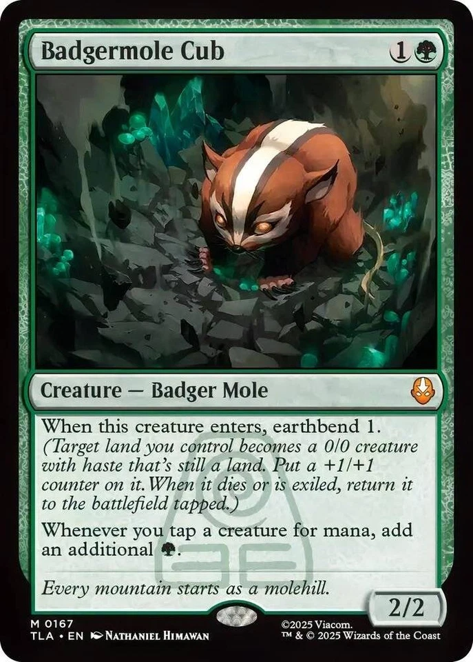 Badgermole Cub MTG Avatar: The Last Airbender TLA M 0167 - Image 1 of 1