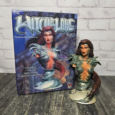 Busto The Witchblade 7" esculpido por Clayburn Moore Creations/Top Crow - #11220 Foto 1 de 4