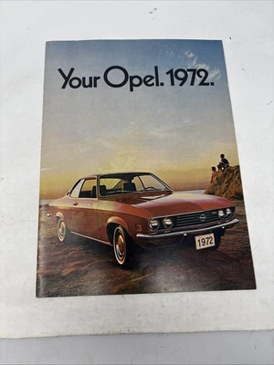 Opel Folleto GT 1972 cupé 1900 Rallye deportivo sedán vagón original 72. Leer Foto 1 de 4