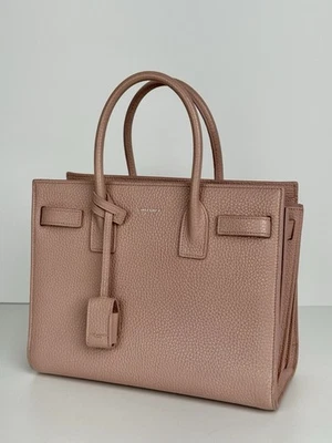 Saint Laurent Baby Sac de Jour Blush Pink Leather Handbag - Image 1 of 4
