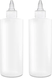Botellas exprimidoras de condimentos BRIGHTFROM, botella de chorro vacía de 8 OZ con transparente - Imagen 1 de 4