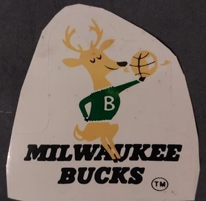 Retro Milwaukee Bucks Emblem Sticker - Picture 1 of 1