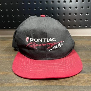 Cappello vintage Pontiac Racing in cotone nero - Ottime condizioni! - Foto 1 di 4