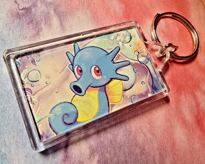 'Horesea' Key Ring - Pokémon Card Gift - Keychain Pokemon Tcg - Image 1 of 4