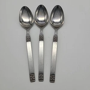 Ekco Eterna GEMINI 3 Teaspoons  Stainless Steel Made in Japan - Picture 1 of 8