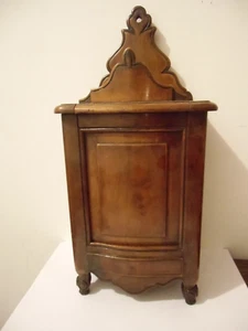 ANCIENNE BOITE à SEL , FARINE en BOIS . ART POPULAIRE - Imagen 1 de 7