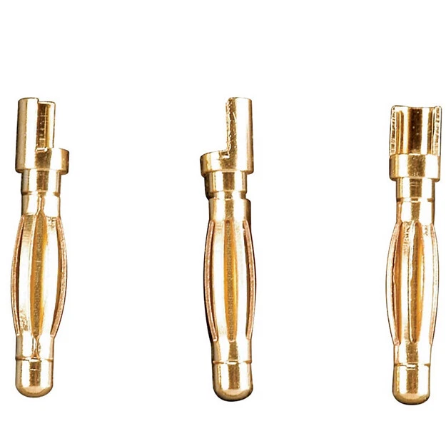 Great Planes GPMM3110 Gold Plate Bullet Connector Male 2mm (3) - Image 1 of 1