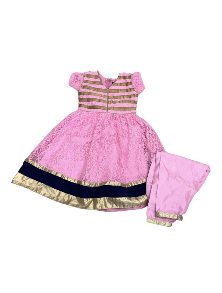 Girl’s indian dress fancy dress size 4 - Image 1 of 1
