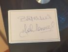 John Charles Leeds Juventus Roma Cardiff Hereford  Wales- Hand Signed Card