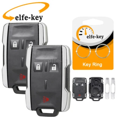 2 para Chevrolet Silverado GMC Sierra 1500 2500 3500 2014 2015 2016 llavero estuche Foto 1 de 4