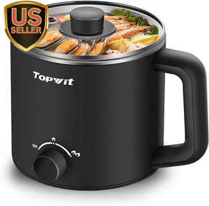Hot Pot Electric, Electric Pot, 1.6L Ramen Cooker, Multifunctional Electric C... - Picture 1 of 1