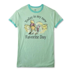 Winnie The Pooh Bear Sleep Shirt Size Medium Womens Nightgown Pajamas Disney NWT - Picture 1 of 4