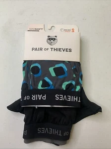 COPPIA Boxer LADRI Nuvola Comodi Super MORBIDI Slip Grigio Stampa Uomo - S - Foto 1 di 3