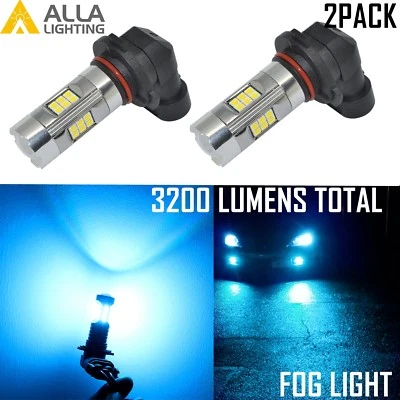 Alla Lighting 27-LED Driving Fog Light Bulb Replacement Lamp Cool Light ICY Blue - Image 1 of 4