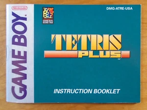 Tetris Plus Nintendo Game Boy Manual Only ~ Instruction Booklet - Picture 1 of 12