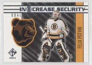 2003-04 Pacific Private Stock Reserve In Crease Security Felix Potvin #2