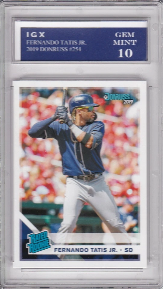 FERNANDO TATIS JR. Tarjeta de novato 2019 Donruss clasificación $$ RC Padres béisbol gema como nueva Foto 1 de 1