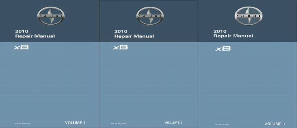 Juego completo manual de reparación de taller SCION xB 2010 Foto 1 de 1