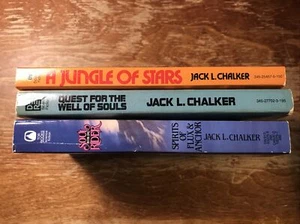 Jack L. Chalker Vintage Fantasy Fiction 3 Paperback Novel Lot  - Bild 1 von 8