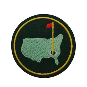 Parche Golf de Augusta Club redondo 7,5 cm Termoadhesivo para Ropa por Calor - Bild 1 von 2