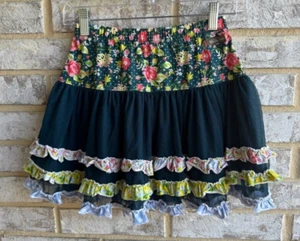 Matilda Jane Layered Floral Print Skirt Girls Size 10 - Picture 1 of 6