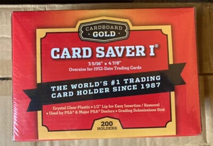200 Tarjetas Saver 1 Soporte Semirrígido Cartón Oro PSA BGS SGC TOTALMENTE NUEVO - Imagen 1 de 2
