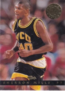 Tarjeta de baloncesto de la NBA Classic Games 1993 n.º 10 imágenes clásicas de Sherron Mills - Imagen 1 de 2