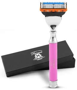 Smart Grip 5 Edge Women’s Razor, Women’s Razor for Shaving Body Face Razor, Pink - Picture 1 of 9