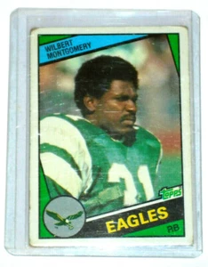 1984 Topps Football Card #331 Wilbert Montgomery Philadelphia Eagles - Picture 1 of 12