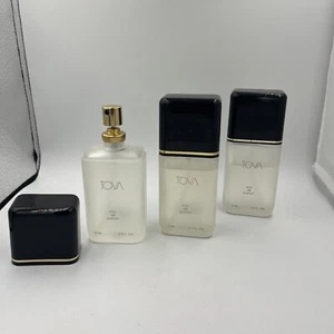 3 x Tova Beverly Hills VTG Eau De Parfum 2.5 fl. Oz. Frosted - FILLED AS SHOWN - Picture 1 of 9
