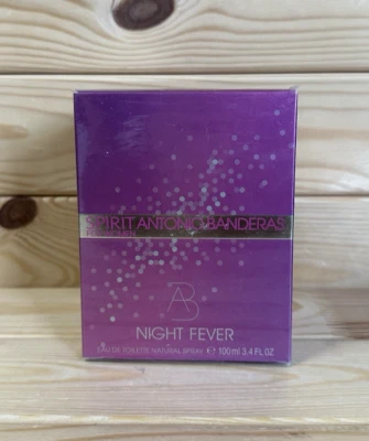 SPIRIT by ANTONIO BANDERAS for Women NIGHT FEVER 3.4fl oz edt spray, NEW SEALED - Image 1 of 4
