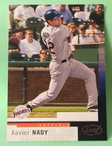 2004 Leaf - Xavier Nady #192 - San Diego Padres  - Picture 1 of 2