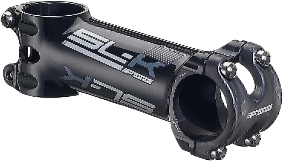 FSA SL-K Stem 31.8 x 100mm +/- 6 Degree, Black Graphic - Image 1 of 1