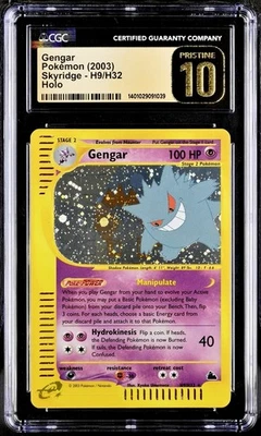 Pokémon Gengar H9/H32 Skyridge Holo - CGC Pristine 10 - Image 1 of 2