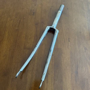 Vintage Campagnolo Lugged Gabel - 650c - Stahl - 1" Gewinde - 175mm Gabelschaft - gebraucht - Bild 1 von 22