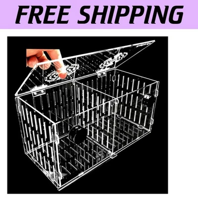 Caja de Aclimatación Magnética para Peces - Tanque Criador Acrílico con Perchas Ajustables Foto 1 de 4