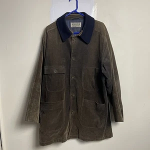 Country Road Corduroy Jacket Size Large Brown Heavyweight Workwear Coat - Bild 1 von 20