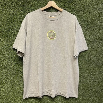 Vintage 90s Nike Hoops Basketball T-Shirt Mens Large Grey Street Ball Sports Tee - Image 1 of 4