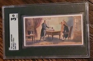 NIKOLA TESLA 1918 Gartmann Chocolate Card Ser 513 SGC 3 Recently Graded-Beauty - Picture 1 of 2