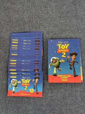 Cartões fotográficos e álbum vintage Toy Story 2 Panini, 24 pacotes, 6 cartões por pacote - Imagem 1 de 4