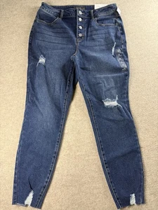 Maurice’s Nuevo Con Etiquetas Mujer’s Jeggings Talla 14 Corto Tiro Alto De Colección  - Imagen 1 de 3